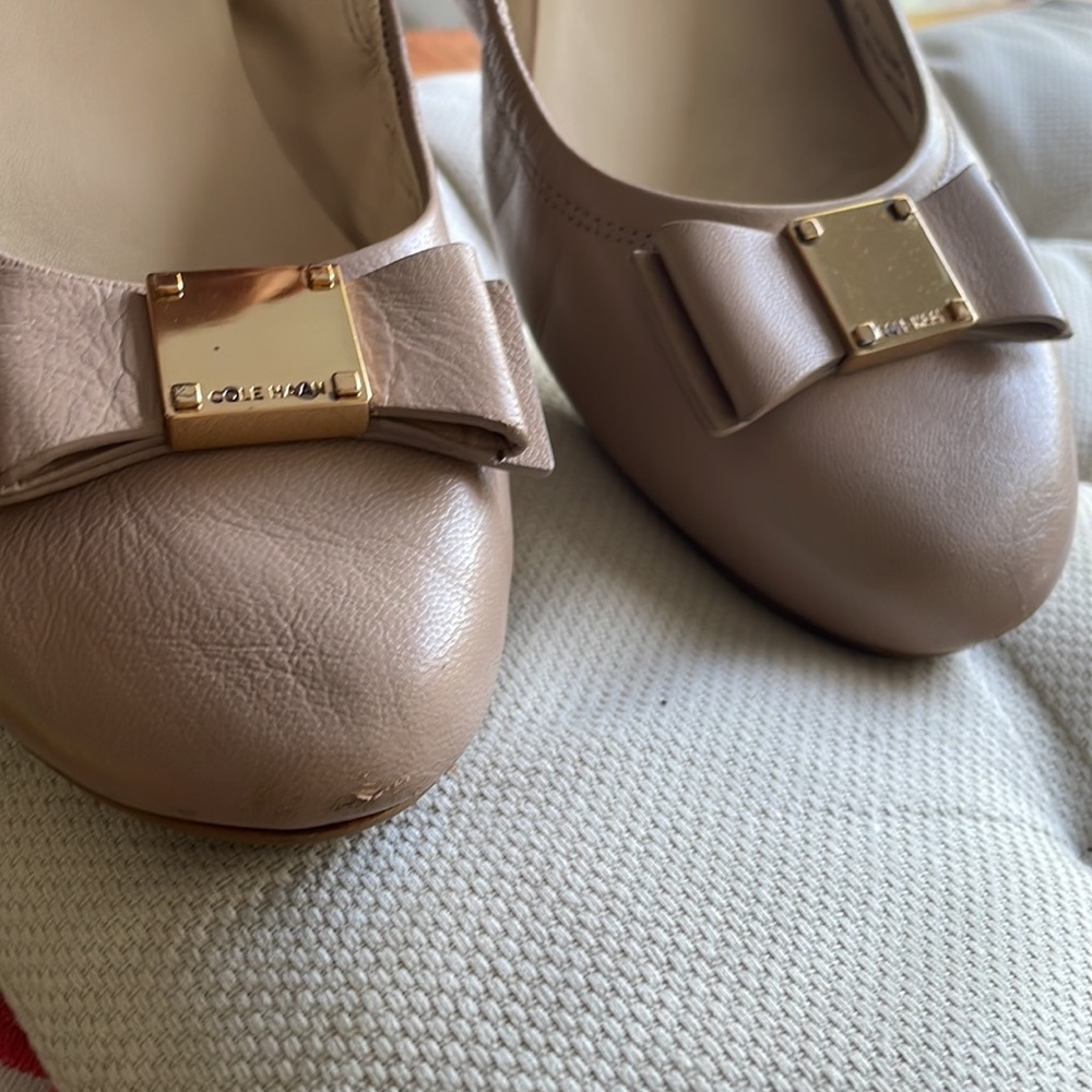 Cole Haan Tali Bow Ballerina Shoes